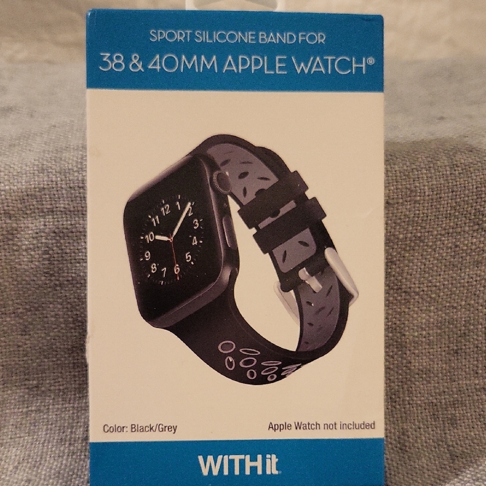 WITHit 38 & 40mm Sport Silicone Apple Watch Band